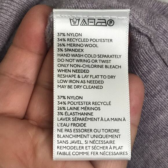 Meadow Rue by Anthropologie Agatha Turtleneck Sweater Womens Small Lilac Raglan - Picture 7 of 10